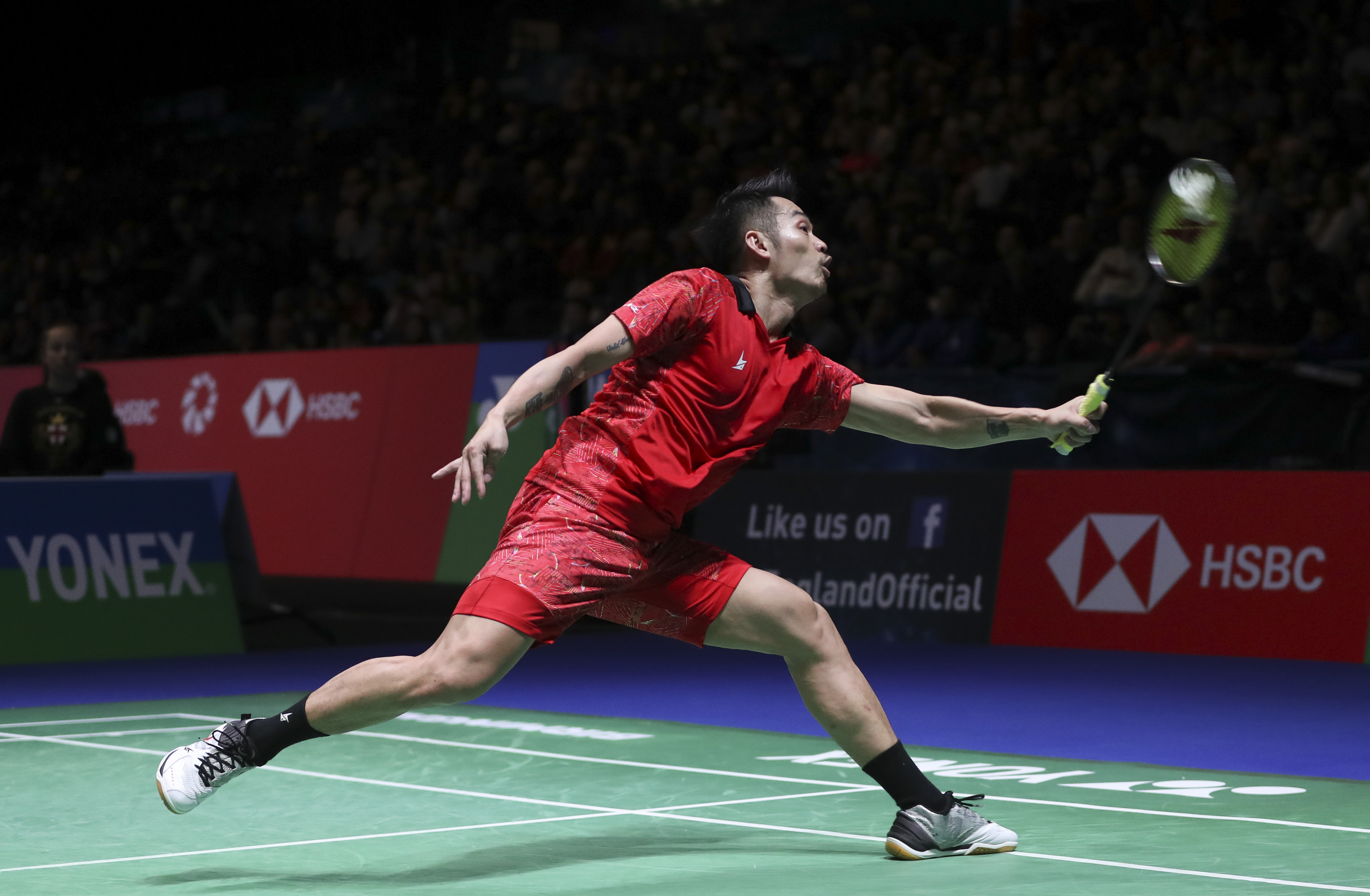 包含英格兰羽毛球队翻盘丹麦羽毛球队，林丹惊艳世界的词条